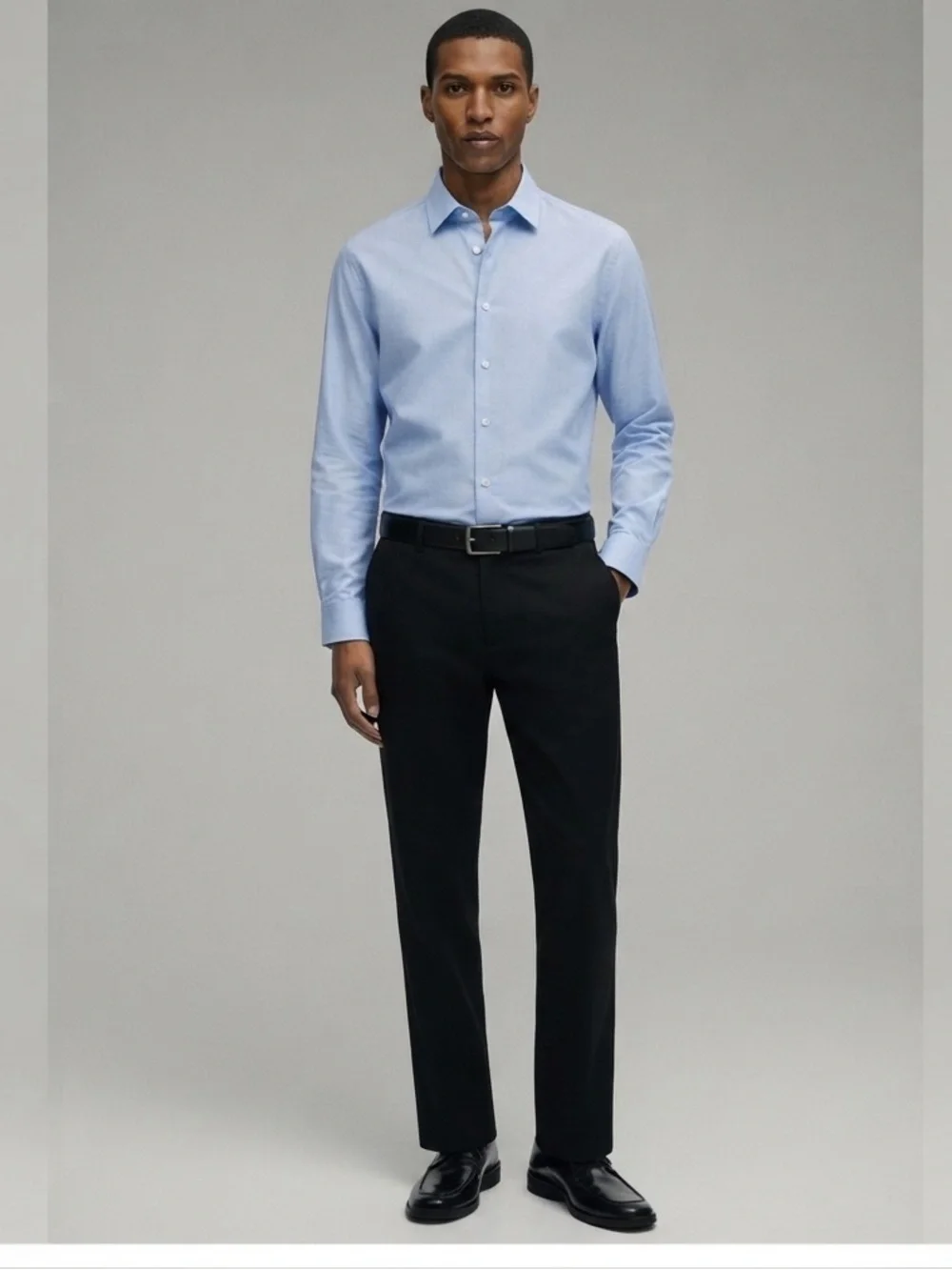 H & M Skinny Fit Black Dress Pants